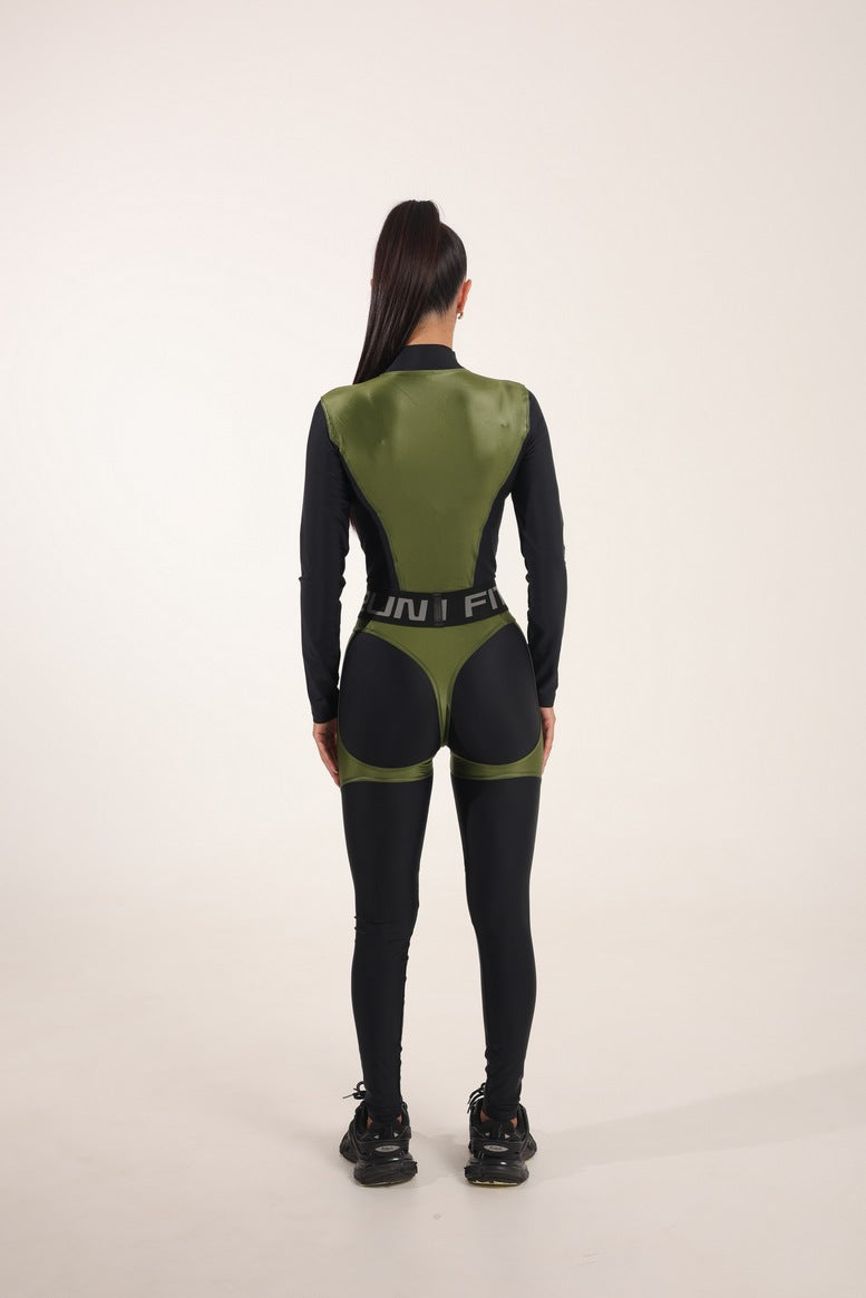 Комбінезон FITRUN Jumpsuit Super Nuts NICE Long "Olive Blaze"