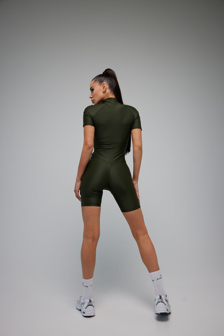 Jumpsuit FITRUN Jumpsuit Base Short "Total Khaki"