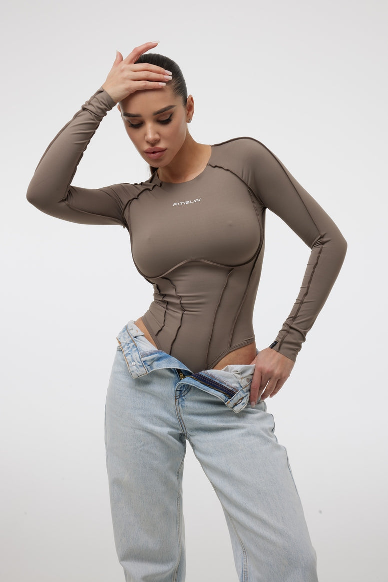 Bodysuit FitRun Body Versa "Sand VE"