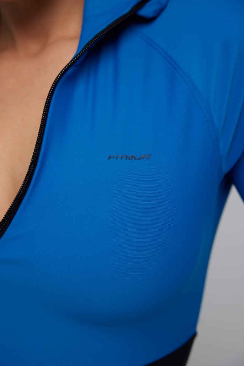 Jumpsuit FITRUN Jumpsuit Base Short "Blue"