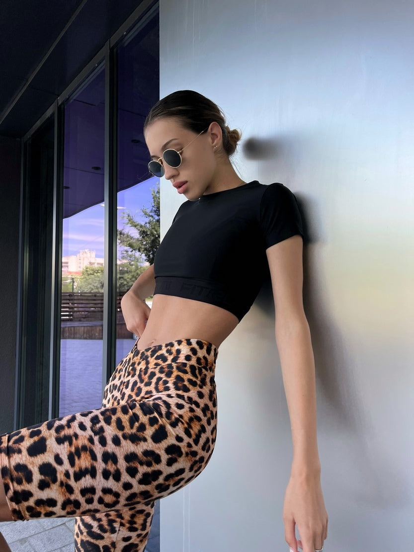 Велосипедки FITRUN Cycling V-Classic "Leopard"