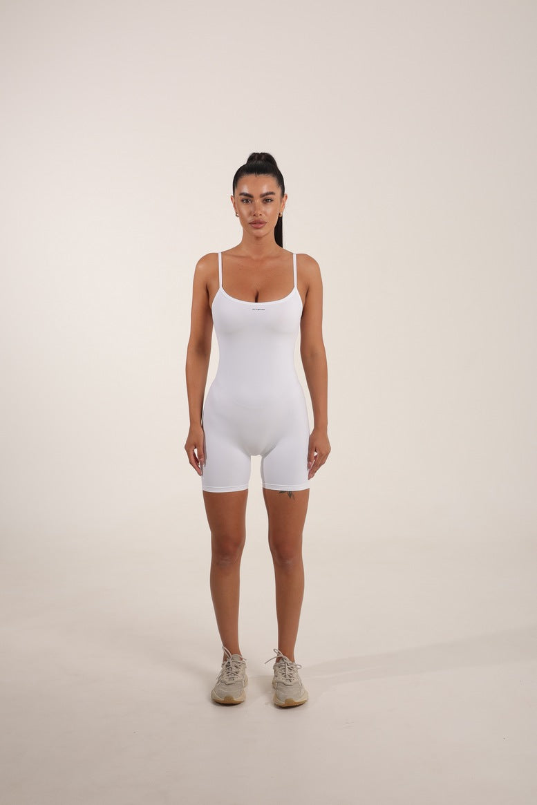 Комбінезон FITRUN Jumpsuit SKIN Base Short "White VE"