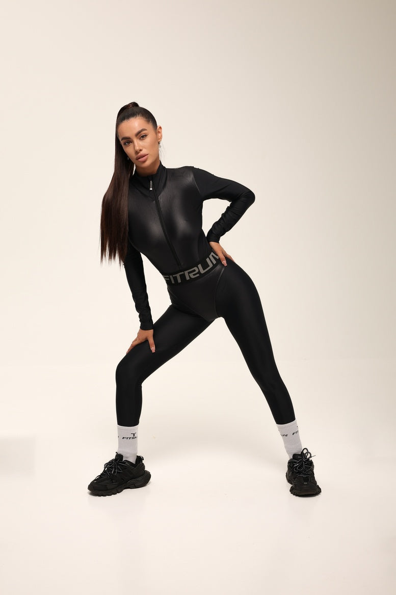 Jumpsuit FITRUN Jumpsuit Super Nuts Long "Black Blaze"