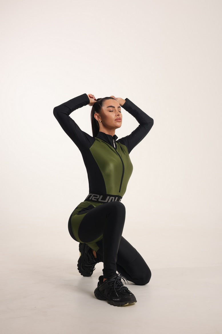 Комбінезон FITRUN Jumpsuit Super Nuts NICE Long "Olive Blaze"