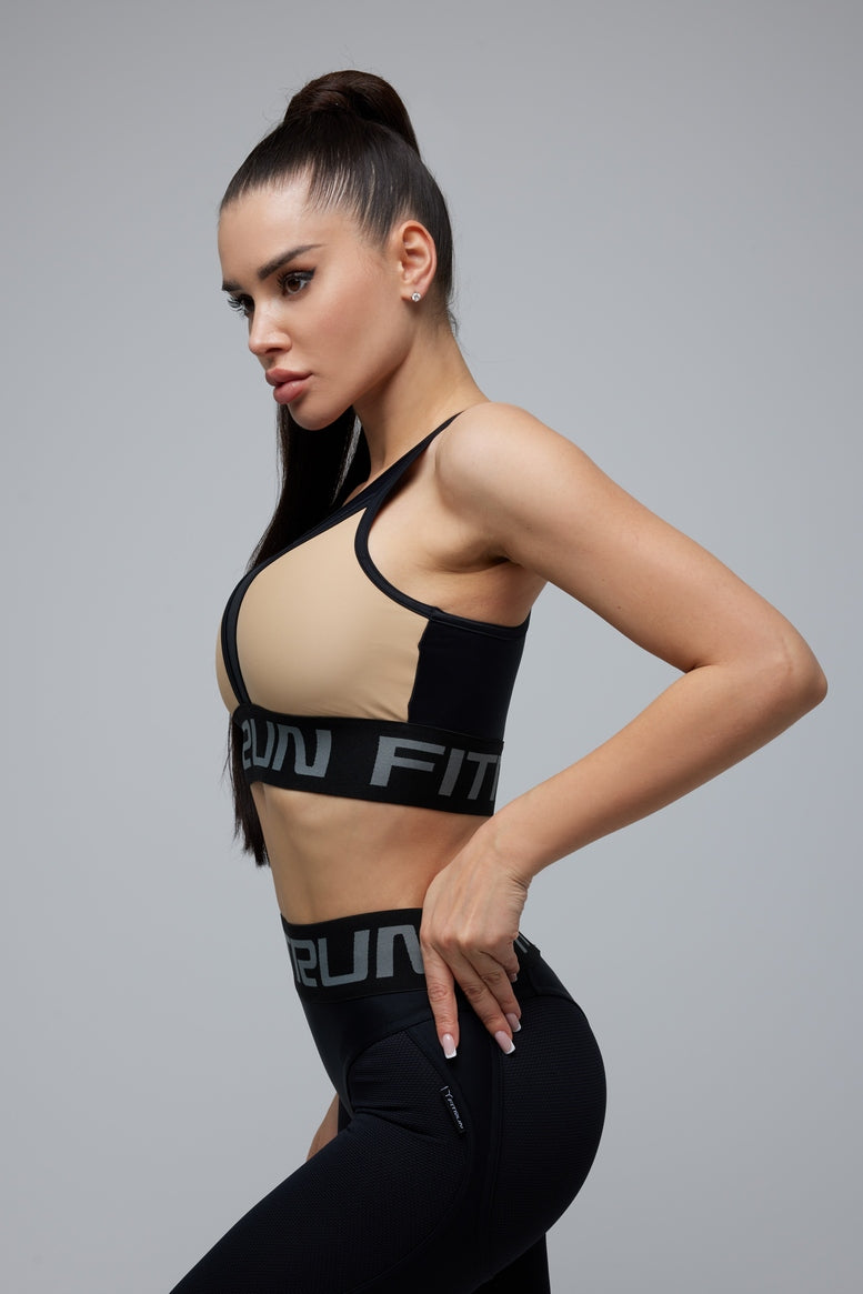 Sports Top FITRUN Top "Nude"