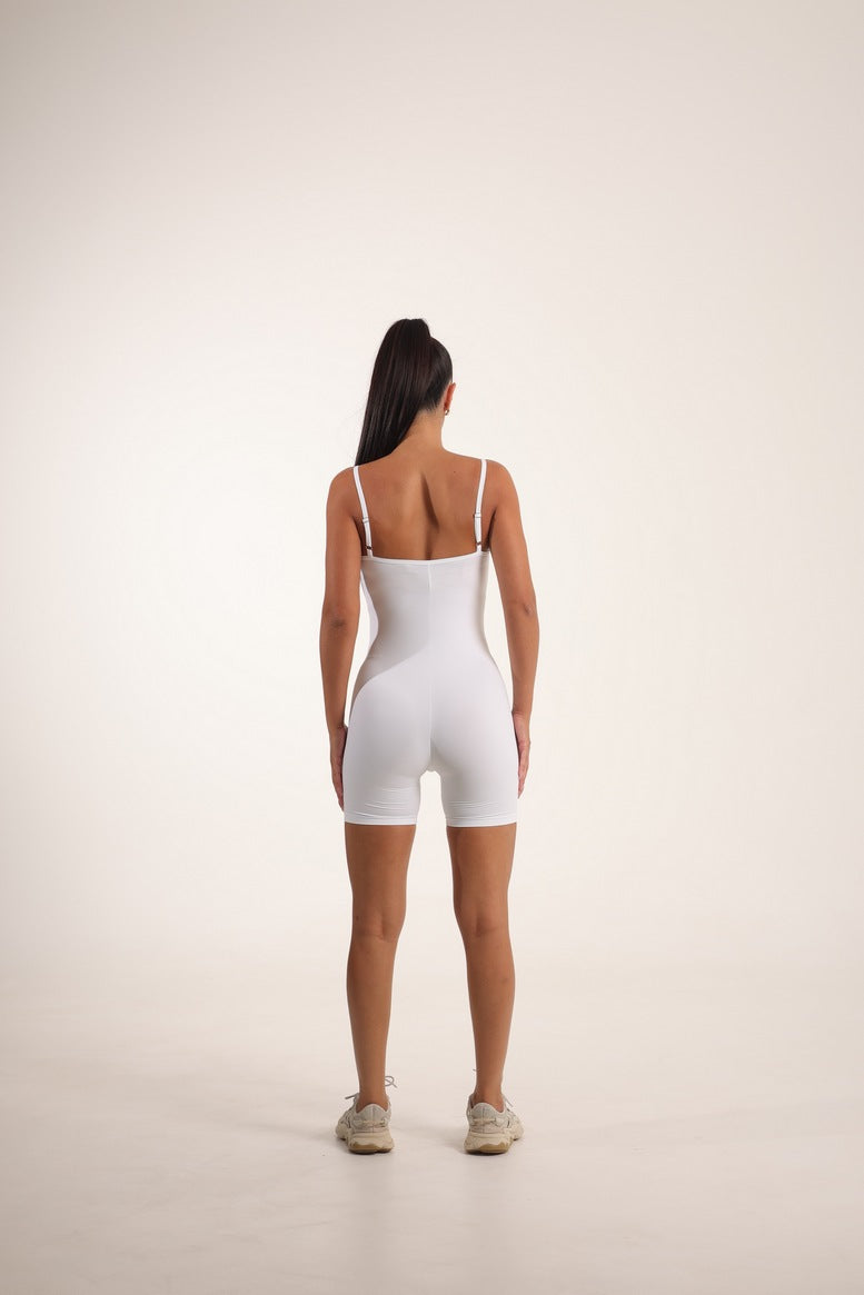 Комбінезон FITRUN Jumpsuit SKIN Base Short "White VE"