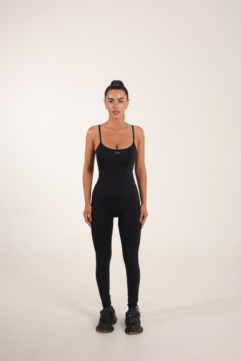 Комбінезон FITRUN Jumpsuit SKIN Base MEDIUM "Black VE"