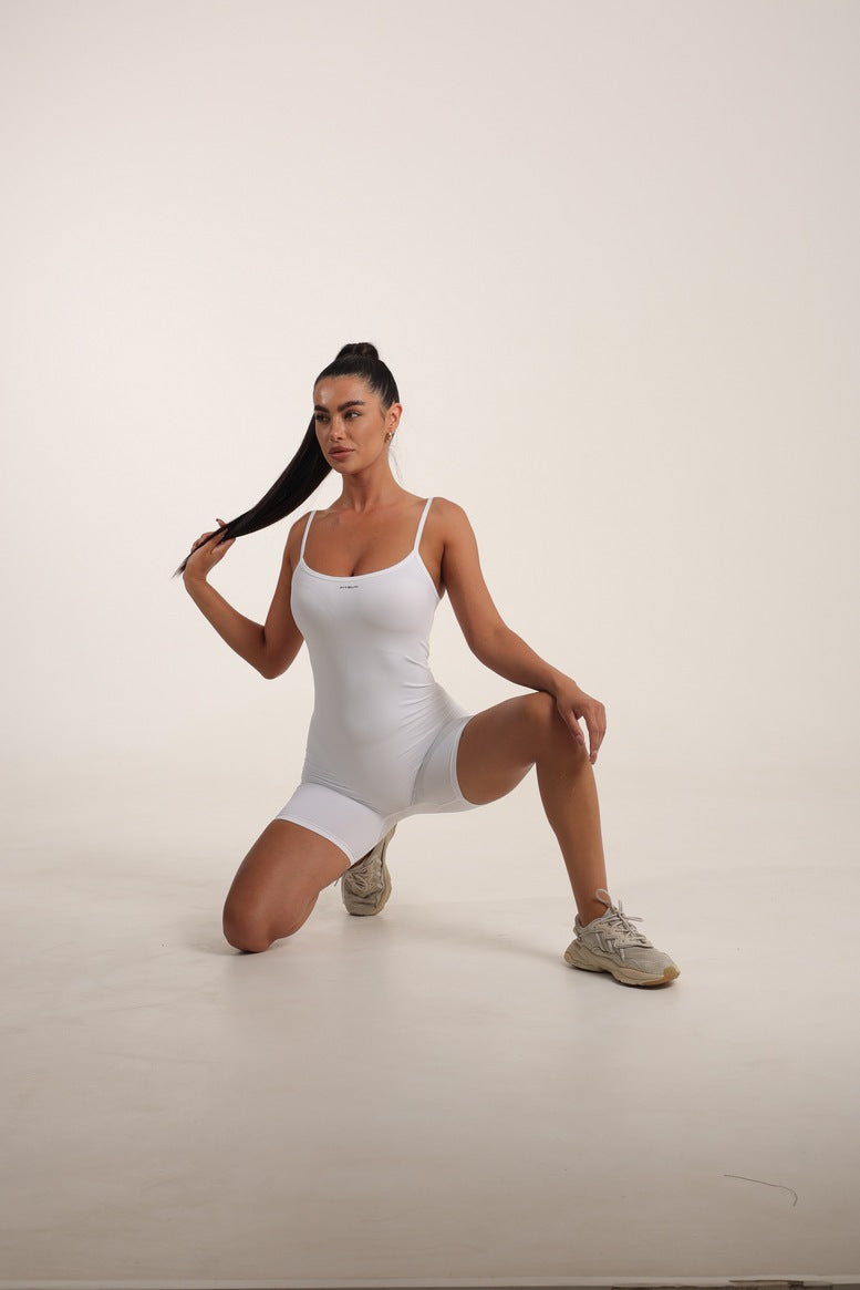 Комбінезон FITRUN Jumpsuit SKIN Base Short "White VE"