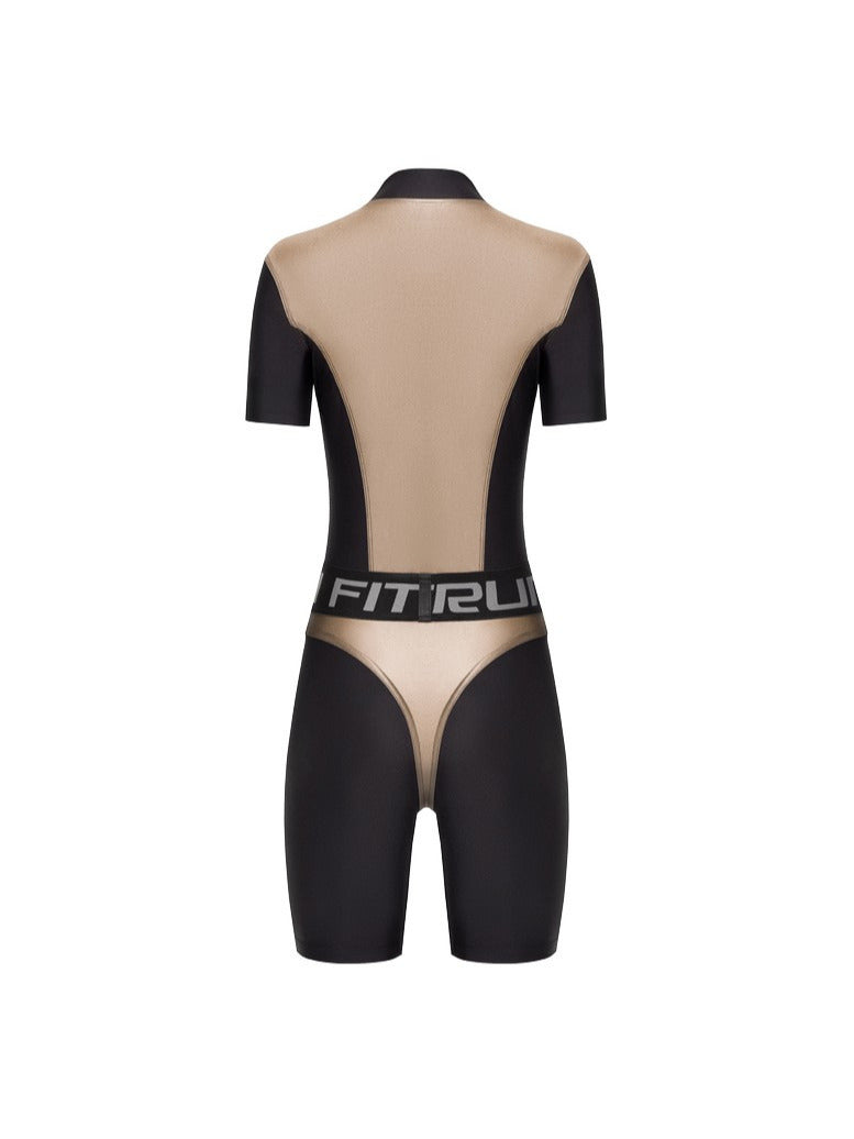 Jumpsuit FITRUN Jumpsuit Super Nuts Short "Beige Blaze"