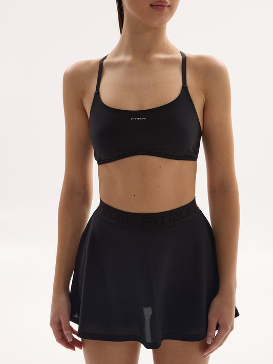 FITRUN Tennis Skort W1 "Total Black"
