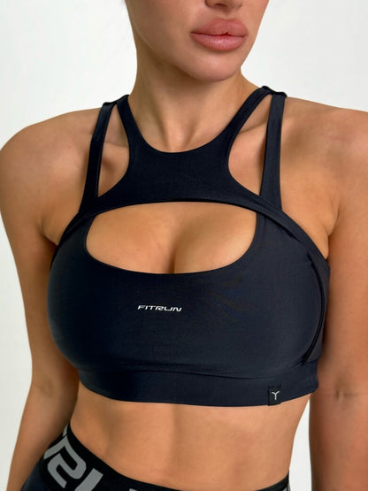 Sports Top FITRUN Top Comfort "Black Blaze"