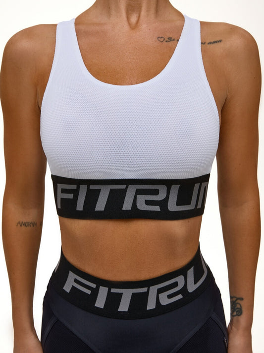 Sports Top FITRUN Top X Brand "White Relief"