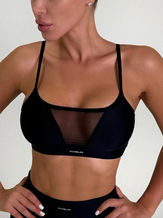 Sports Top FITRUN Top SPIDER EVA "Black"