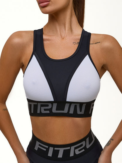 Sports Top FITRUN Top "White Relief"