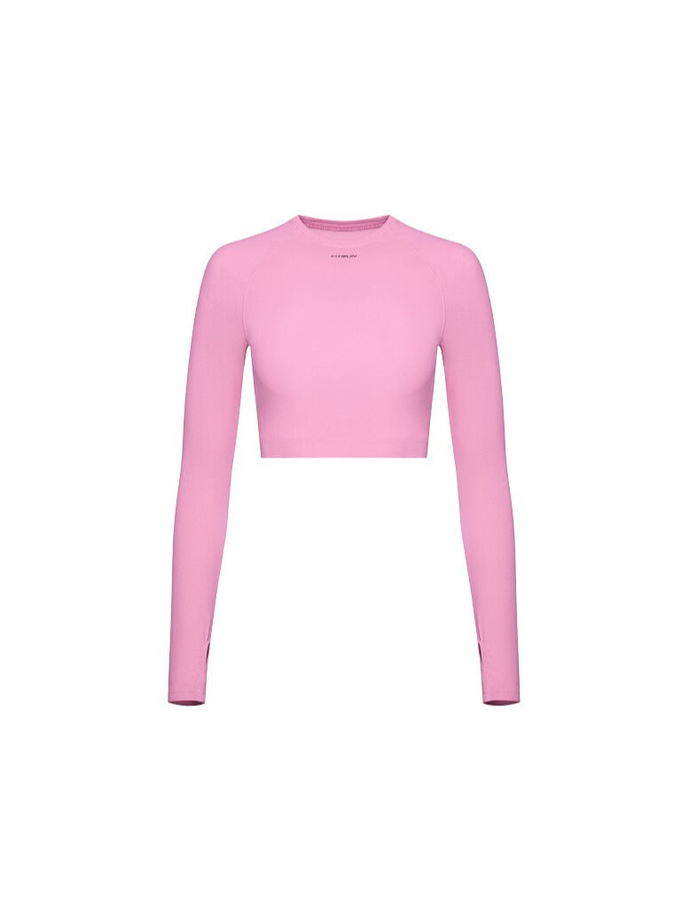 FITRUN Long Sleeve CORE "Flamingo Relief"