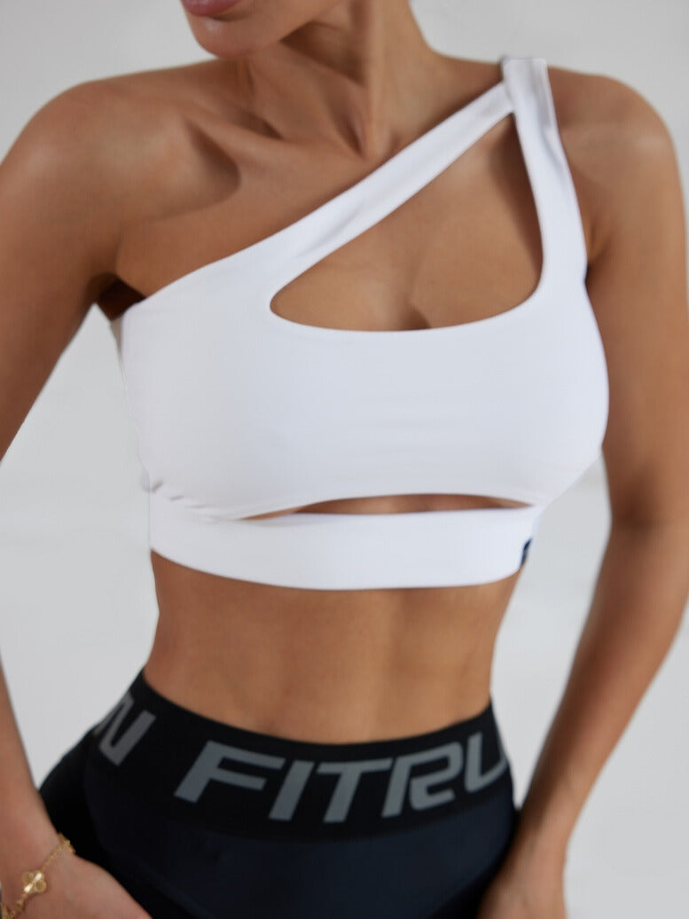 Sports Top FITRUN Top Racy "Total White"