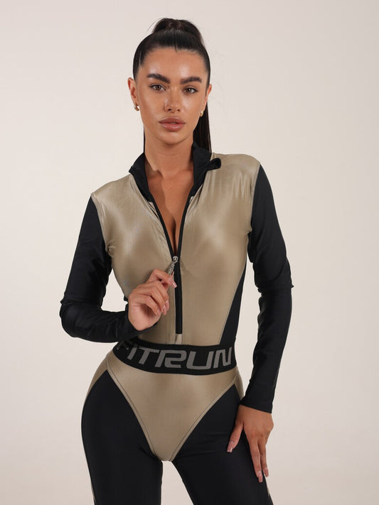 Jumpsuit FITRUN Jumpsuit Super Nuts NICE Long "Beige Blaze"