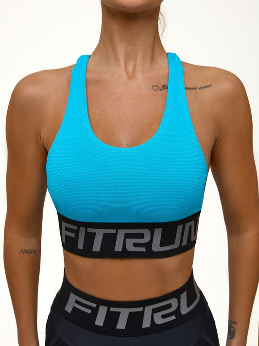Sports Top FITRUN Top X Brand "Sky Blue Relief"