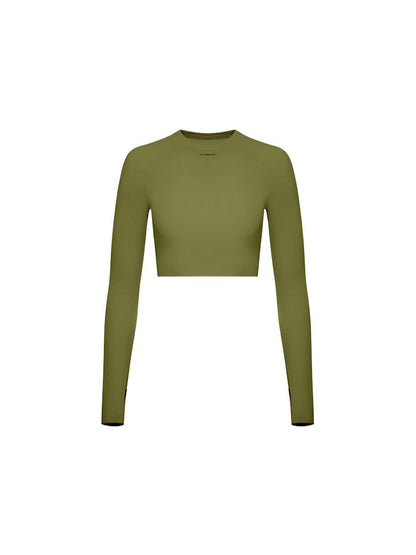 FITRUN Long Sleeve CORE "Khaki Relief"