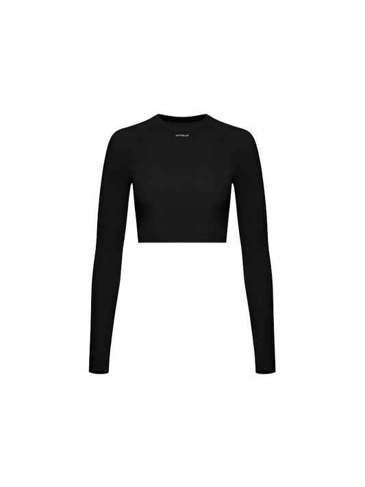 FITRUN Long Sleeve CORE "Black Relief"