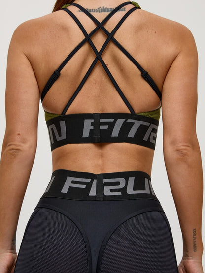 Sports Top FITRUN Top X Brand "Khaki Relief"