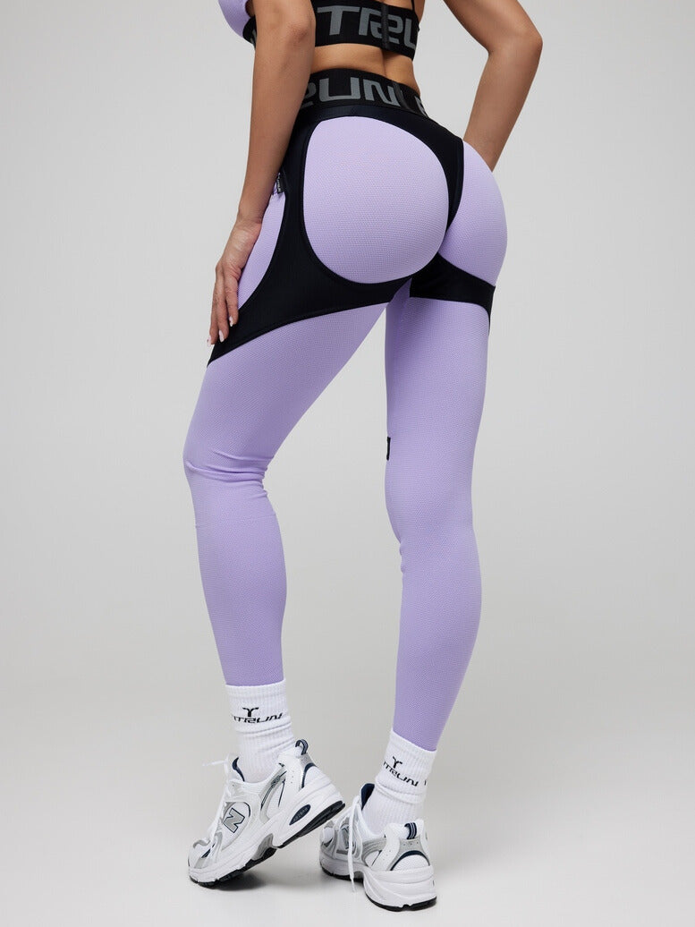 Leggings FITRUN Super Nuts Push-Up "Lilac Relief"