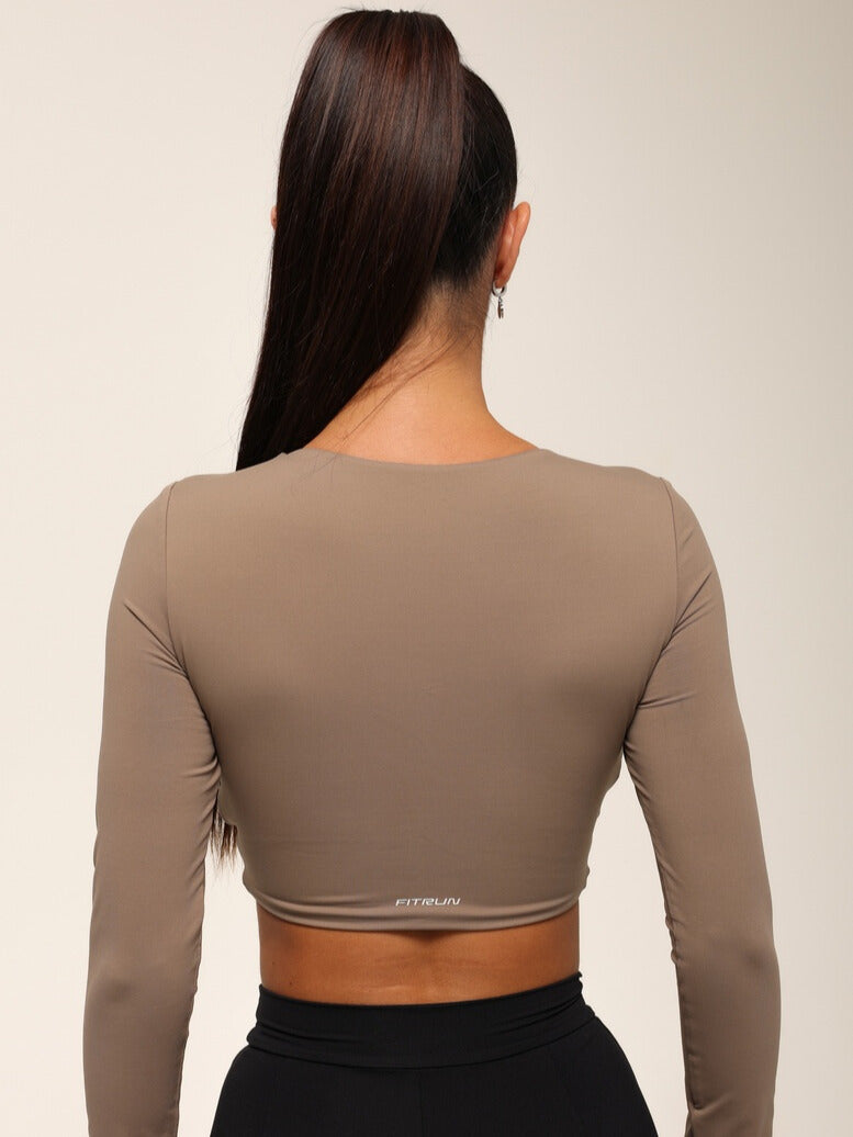 FITRUN Long Sleeve YOGA "Sand VE"