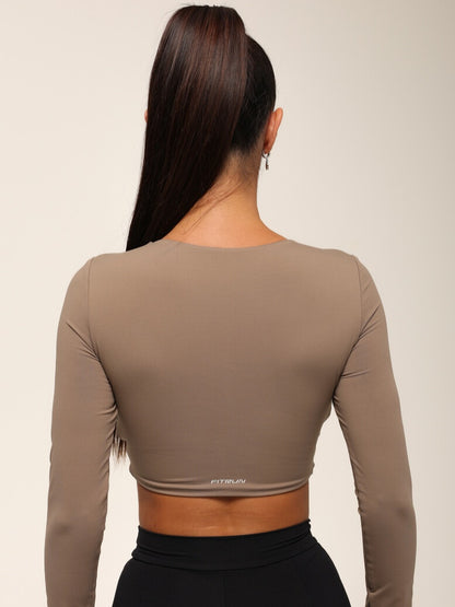 FITRUN Long Sleeve YOGA "Sand VE"