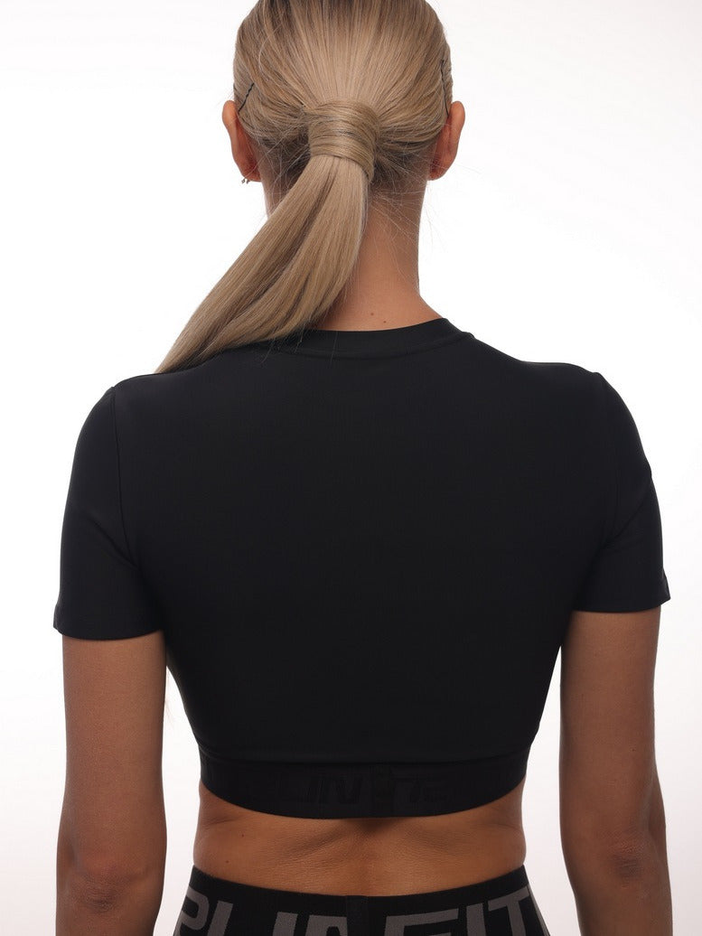 FITRUN Midi T-shirt "Total Black"