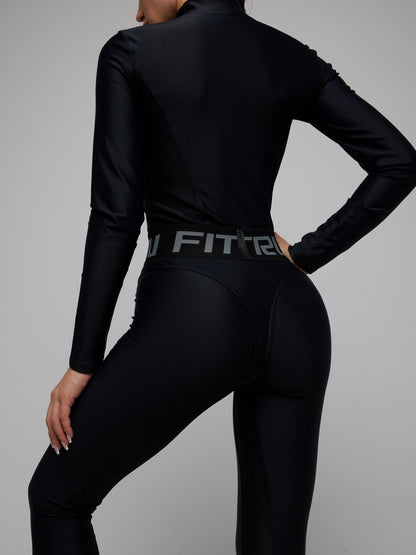 Jumpsuit FITRUN Jumpsuit Super Nuts Long "Total Black"
