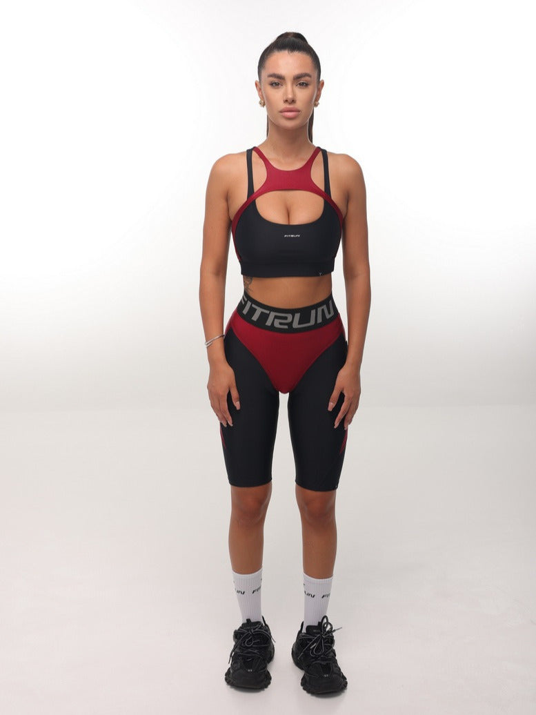 Sports Top FITRUN Top Comfort "Wine Blaze"