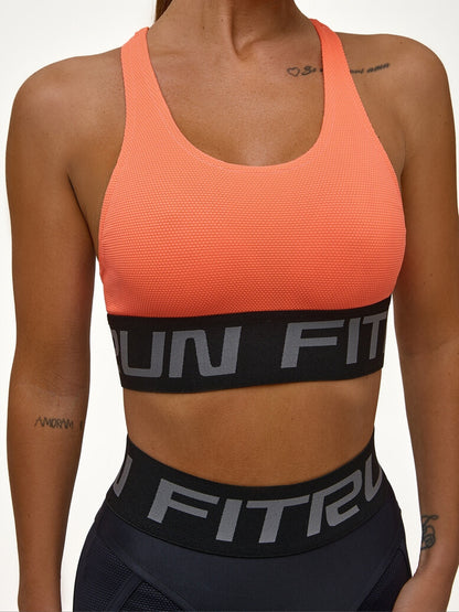 Sports Top FITRUN Top X Brand "Orange Relief"