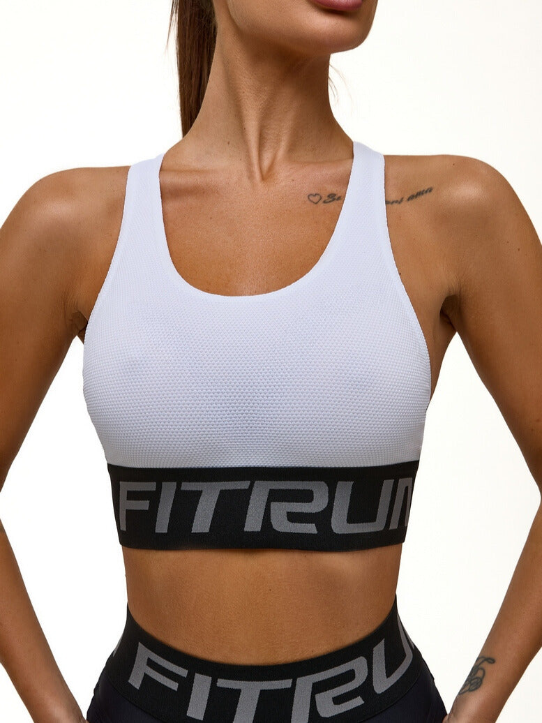 Sports Top FITRUN Top X Brand "White Relief"