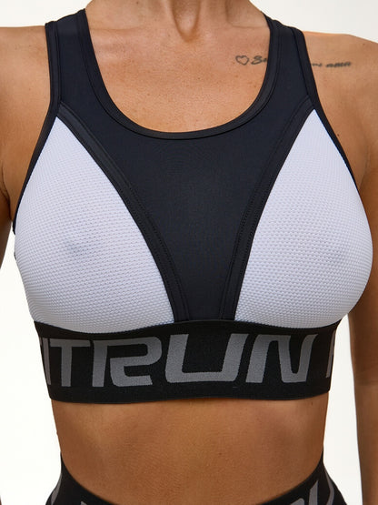 Sports Top FITRUN Top "White Relief"