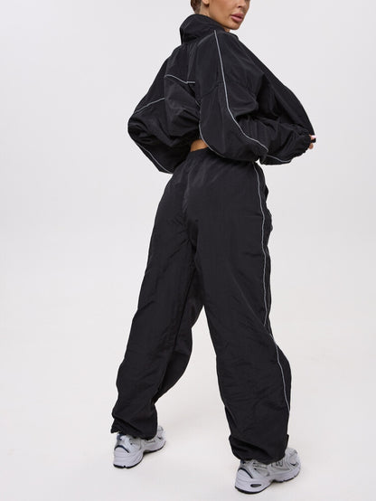 FITRUN Women's Woven Track Pants "Black"