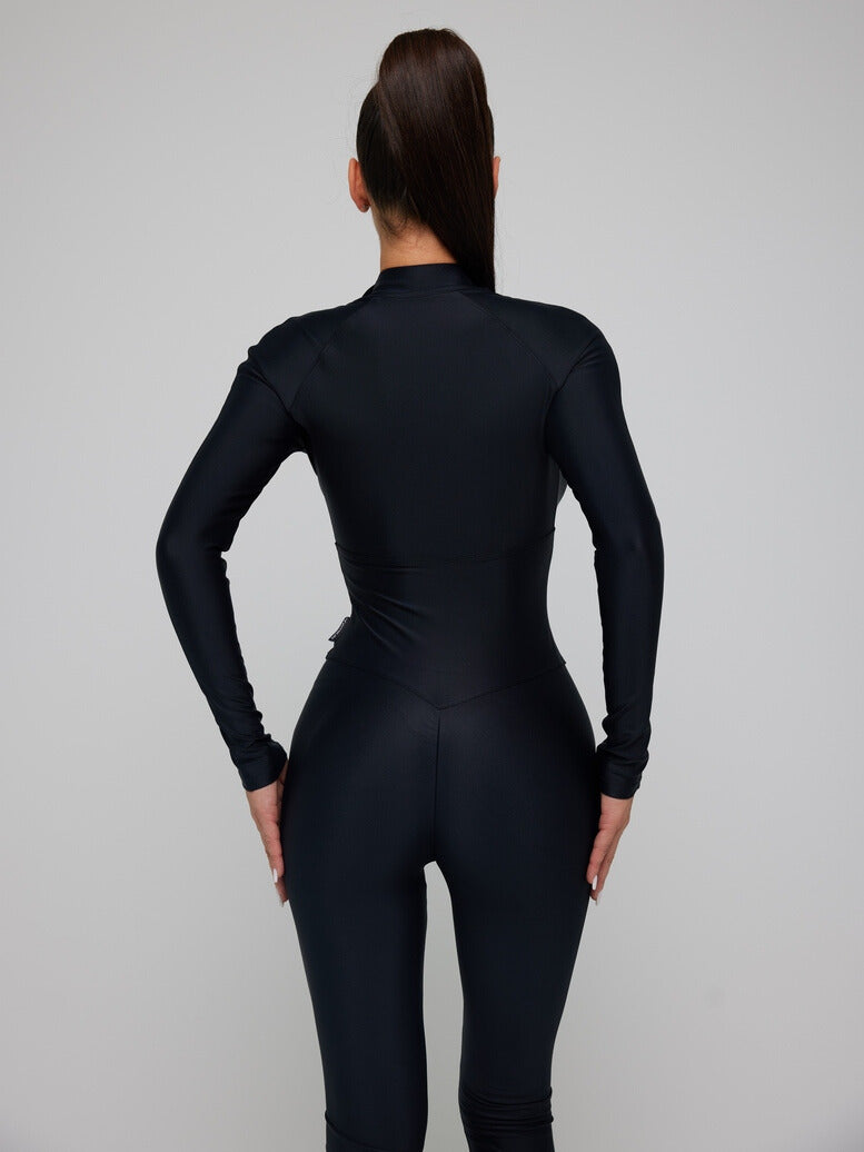 Jumpsuit FITRUN Jumpsuit Base Long "Total Black"