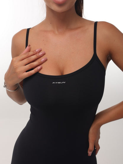 Jumpsuit FITRUN Jumpsuit SKIN Base Short "Black VE"