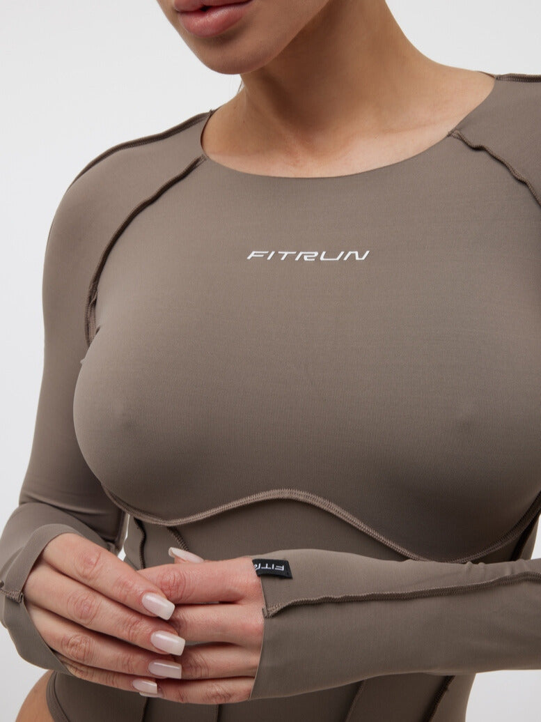 Bodysuit FitRun Body Versa "Sand VE"