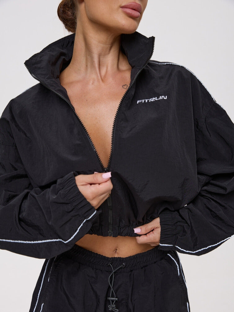 FITRUN Women's Woven Jacket "Black"