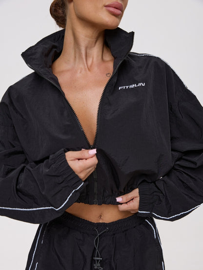 FITRUN Women's Woven Jacket "Black"