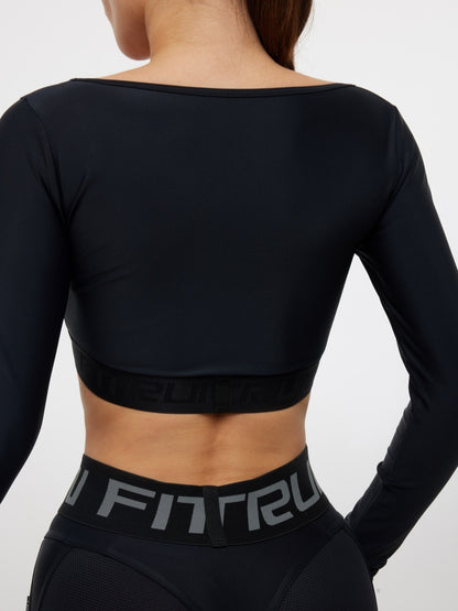 FITRUN Long Sleeve Bliss "Total Black"
