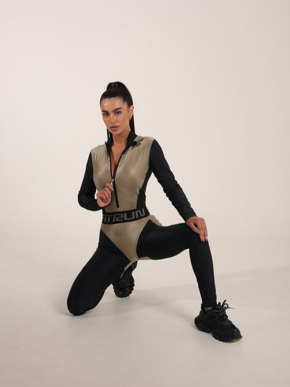 Jumpsuit FITRUN Jumpsuit Super Nuts NICE Long "Beige Blaze"