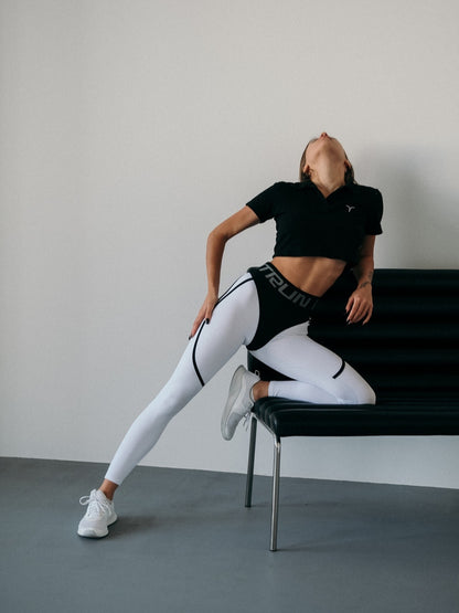 Polo FITRUN Polo Midi "Black"