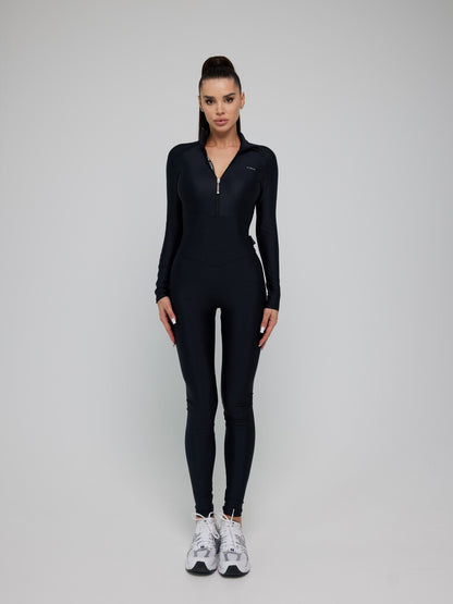 Jumpsuit FITRUN Jumpsuit Base Long "Total Black"