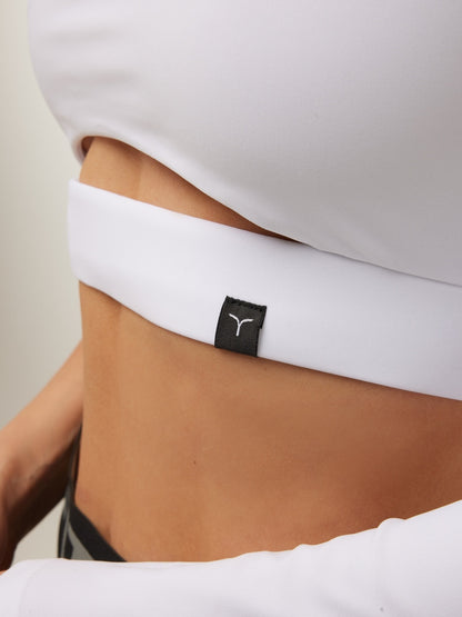 FITRUN Long Sleeve Racy "Total White"