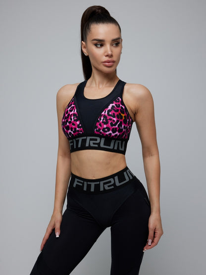 Sports Top FITRUN Top "Leo Pink"