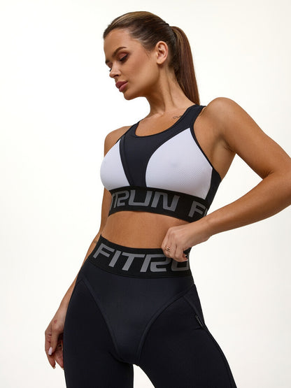 Sports Top FITRUN Top "White Relief"