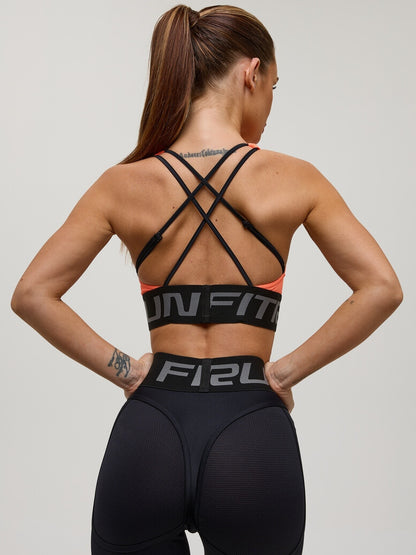 Sports Top FITRUN Top X Brand "Orange Relief"