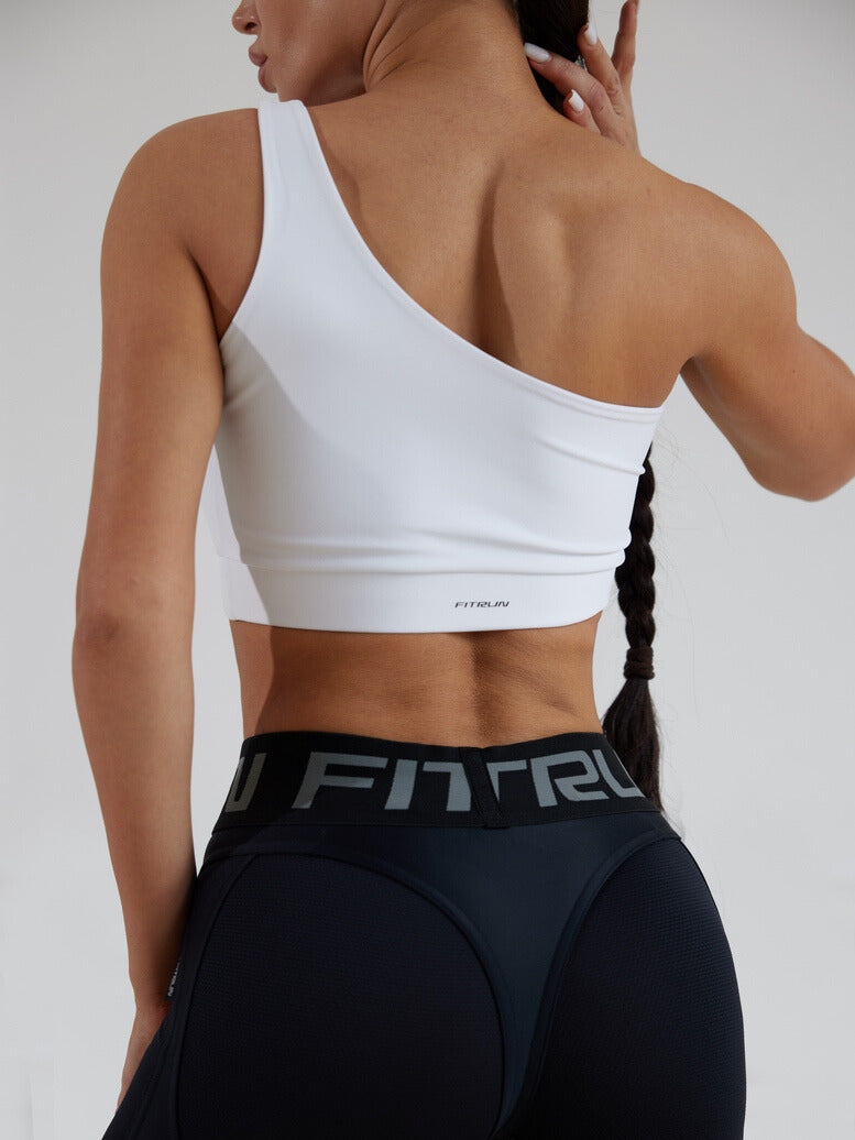 Sports Top FITRUN Top Racy "Total White"