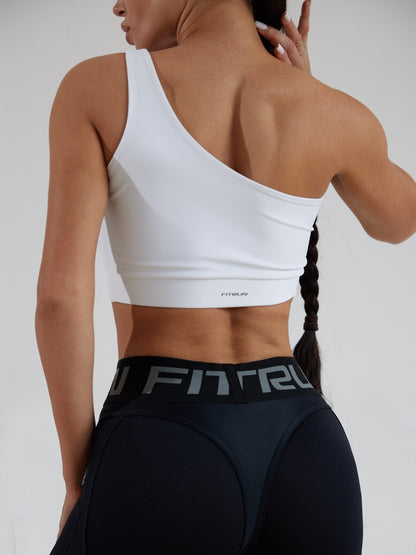 Sports Top FITRUN Top Racy "Total White"